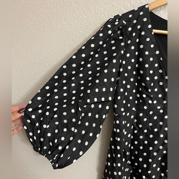Kate Spade Harmony Dot Cloqué Top - Picture 5 of 10